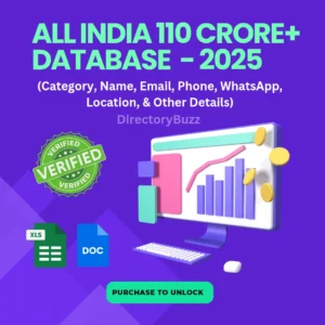 All India Database 2025(Updated)